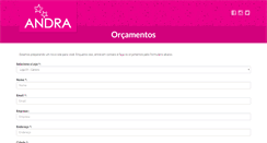 Desktop Screenshot of andrauniformes.com.br