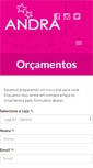 Mobile Screenshot of andrauniformes.com.br